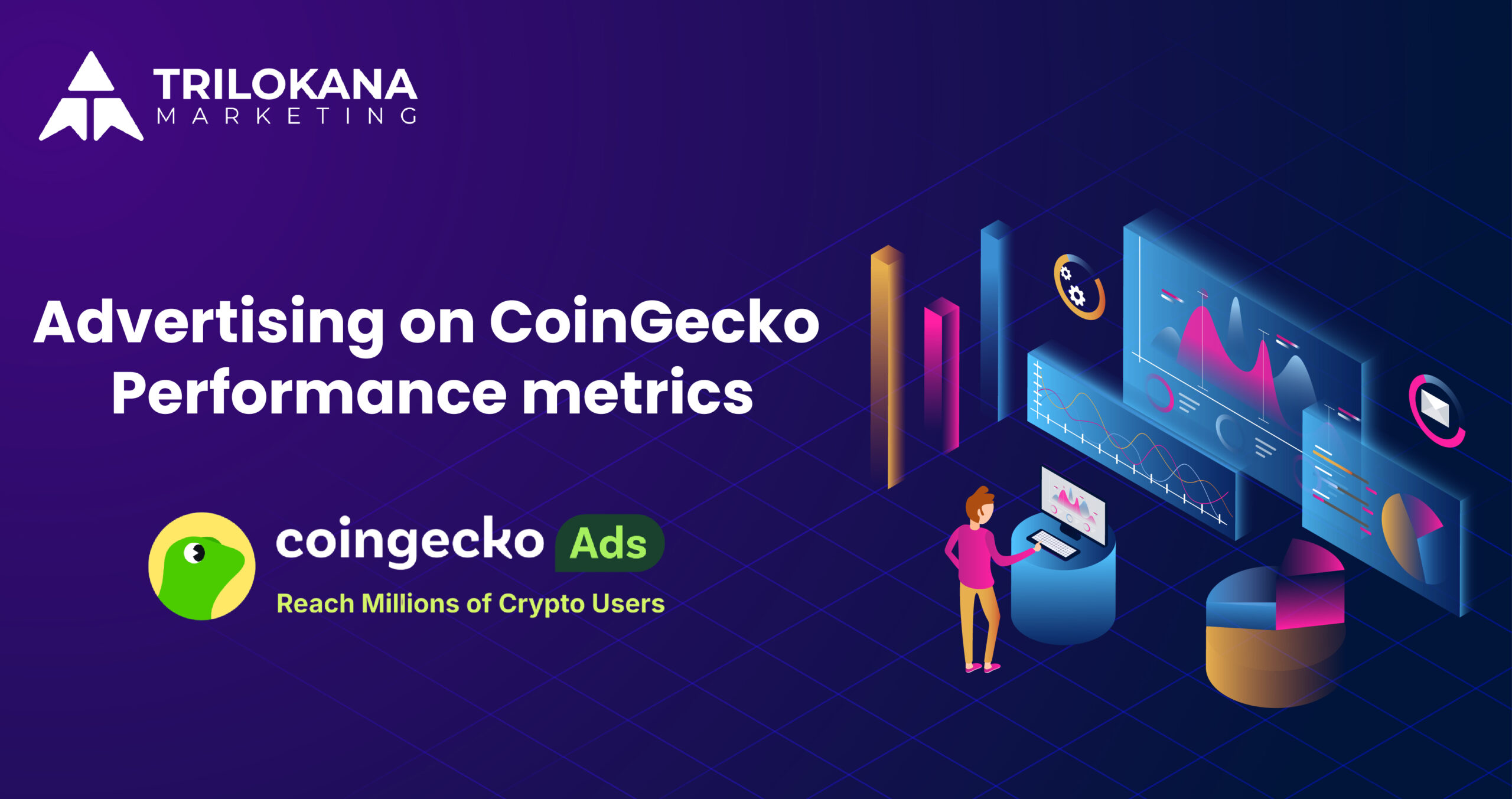 Advertising on CoinGecko ad campaign Performance metrics - Trilokana  Marketing