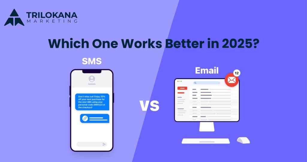 email or sms