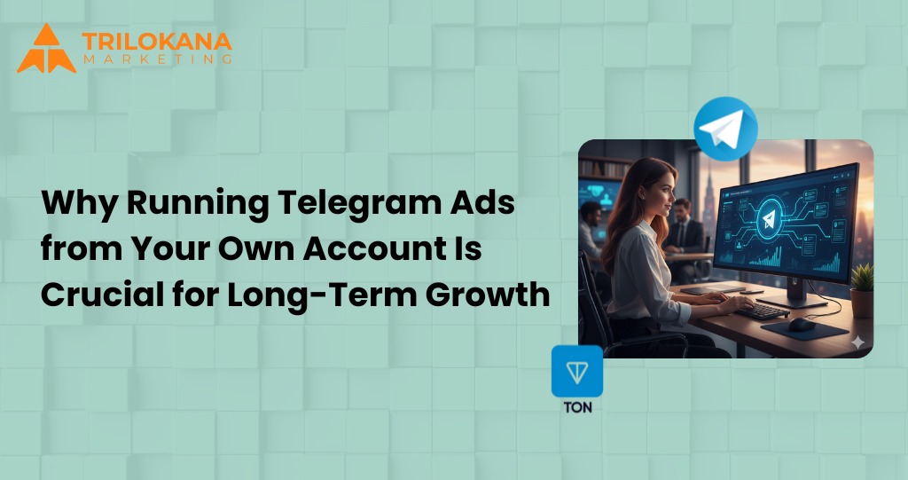 Telegram ads run from your owne account is crusial